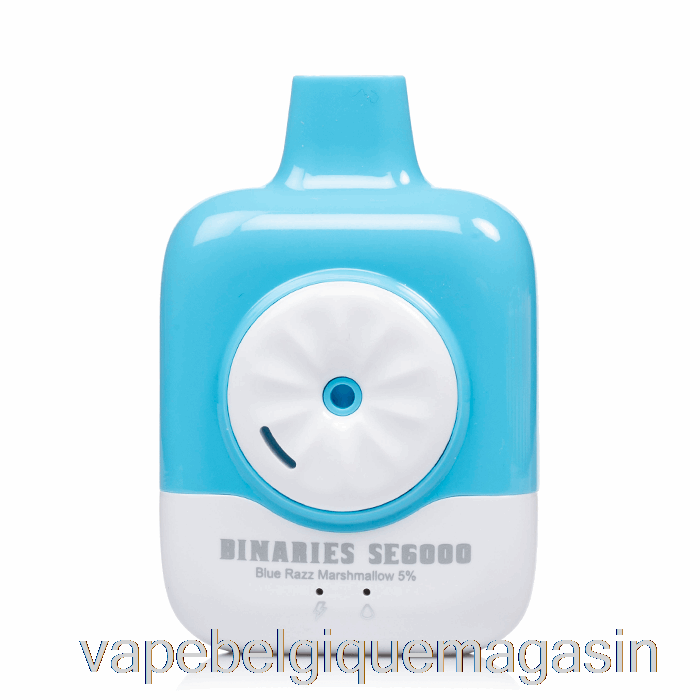 Vape Juice Horizon Binaires Se6000 Jetable Bleu Guimauve Razz